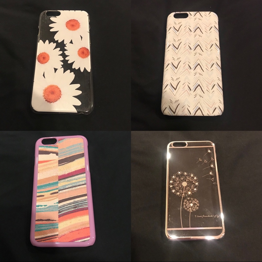 🌟4 iPhone 6/6s Phone Cases🌟 HARD SHELL